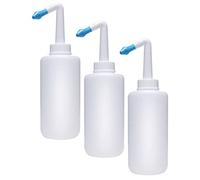 Zerodeko 3 Piezas Pote De Neti Botella De Irrigador Nasal Herramienta De Limpieza Nasal Enjuague Nasal a Presión Limpieza De Nariz Aerosol De Lavado Nasal Detergente El Plastico Bebé Adulto
