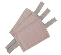 Zerodeko 3 Piezas Topes de Puerta con Cojín de Oxford y Correas Elásticas Protector de Puertas Seguro para Evita Golpes y Bloqueos Accidentales Uso Hogar y Guardería Color Color Aleatorio