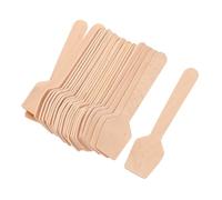Zerodeko 300 Piezas Cucharas Mini Madera Desechables para Degustación Yogur Helado Postres Café Fiestas Catering Ecológicas
