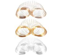 Zerodeko 300 piezas de alambre de memoria para bisutería DIY: alambre para la fabricación de joyas, ideal para crear collares, pulseras, anillos y pendientes. Círculos flexibles de acero inoxidable
