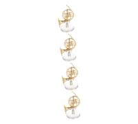 Zerodeko 4 Juegos Modelo De Cuerno Juguetes De Tallo Bocina Soporte De Trompa Adorno De Cuerno En Miniatura Cuerno Francés Instrumento Dorado En Miniatura Tuba Banda Cuerna Golden Cobre