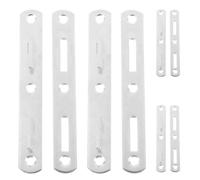 Zerodeko 4 Pares de Sujetadores de Bisagra de Cama de Hierro Engrosado Accesorios de Conexión para Barandillas de Cama Gancho Redondo Compatibles Barandas Infantiles Adultos Uso en Piezas