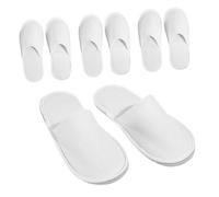 Zerodeko 4 pares Zapatillas Desechables Hotel Algodón Ligero Antideslizantes Cómodas para Huésped Spa Viaje Uso Único