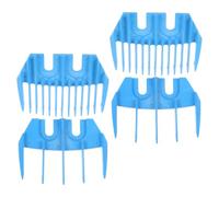 Zerodeko 4 Piezas Accesorio Previene Desplazamiento de Plástico Azul y Mantiene Separación Uniforme para Tijeras Eléctricas de Corte de Ovejas en Operaciones de Peluquería y Granja