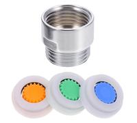Zerodeko 4 Piezas Adaptador de Ducha Limitador de Flujo de Ducha de Cobre Efecto de Corriente Constante a Prueba de Fugas Uso Doméstico