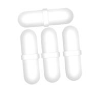 Zerodeko 4 piezas Barra Agitadora Magnética para Laboratorio Pequeñas y Resistentes Compatibles con Tazas de Agitación Automática Accesorio Práctico para Mezcla de Líquidos y Soluciones