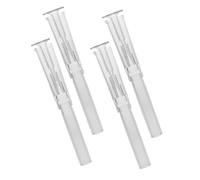 Zerodeko 4 Piezas Boquilla Fuente Transparente Mini Cabezal Pulverización Agua Tipo Columna para Estanques Acuarios y Decorativas Circulación Agua para Peces y Jardines