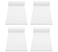 Zerodeko 4 Piezas Cuaderno Portátil A5 25 Hojas Desprendibles de Papel Blanco, Liviano y Adecuado para Notas Diarias y Escritura Creativa en Viajes