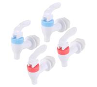 Zerodeko 4 Piezas de Grifo de Plástico para Dispensador de Agua Válvula de Agua Fría y Caliente Reemplazo para Grifo del Enfriador Accesorio para Dispensadora