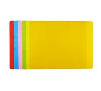 Zerodeko 4 Piezas Manteles de Silicona Aislantes Térmicos Antideslizantes para Mesa de Comedor y Fiestas Colores Aleatorios Color Aleatorio
