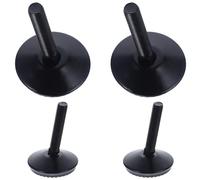 Zerodeko 4 Piezas Patas Niveladoras Ajustables para Muebles de Acero Inoxidable, Giratorias 360° Resistentes al Desgaste, Patas para Oficina y Hogar, Antideslizantes y Duraderas