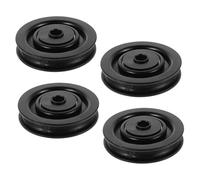 Zerodeko 4 Piezas Poleas de Nylon con Rodamiento para Gimnasio Rueda Resistente al Desgaste para Máquinas de Cable Reemplazo para Entrenamiento de Fuerza y Levantamiento de Pesas