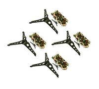 Zerodeko 4 Piezas Puesto De Árbol De Navidad Árbol De Navidad Emergente Guirnalda De Oropel Cajas Luces De Hadas Soporte De Árbol De Navidad Resistente Soportes Puestos De Navidad Green Abs