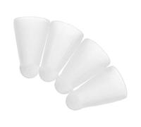 Zerodeko 4 Piezas Puntas de Repuesto para Lápiz Óptico de Silicona Antideslizante Protector Transparente Compatible con Apple Pencil para Escritura Silenciosa y Duradera