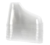 Zerodeko 40 Piezas Árbol De Zapatos Transparente De Maniquí De Pies De Plástico y Modelo De Pies Para Expositor De Calcetines y Zapatos Para