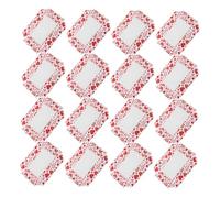 Zerodeko 40 Piezas Bandejas de Papel para Comida Forma de Corazón Barcas de Papel para Snacks Bandejas para San Valentín para Patatas Fritas Hot Dogs Tacos y Fiestas