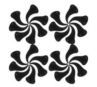 Zerodeko 40 Unidades Diadema Cuernos de Plástico para Disfraz de Halloween, Accesorios Ligeros y Cómodos para Fiesta Temática de Demonio en Color Negro