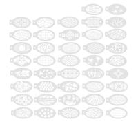 Zerodeko 42 Plantillas de Maquillaje Facial Reutilizables, Moldes de Pintura Corporal para Dibujo Artístico, Tamaño Pequeño, Material Suave Piel, Ideales para Fiestas, Carnaval