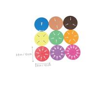 Zerodeko 45 Piezas De De Fracciones Circulares Fichas Matemáticas Fichas De Fracciones Manipulables Herramientas De Aprendizaje Para Educación Círculos De
