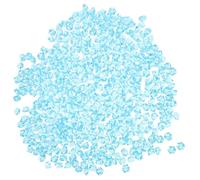 Zerodeko 450 Piezas Hielo Simulado Cubito De Hielo Cubitos De Hielo De Colores Circular Maquina De Hielo Molde Redondo para Cubitos De Hielo Fabricante De Helados Esfera Acrílico Sky-Blue