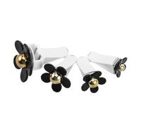 Zerodeko 4piezas Clip Para Perfume De Coche De Diseño De Flores Decoración Del Vehículo Esencial Condición Encanto Perfume Interior Automotriz