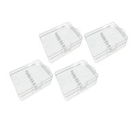 Zerodeko 4piezas Estuche de Almacenamiento Portátil para Cabezales de Cepillo Eléctrico Compatible con Caja Organizadora Compacta para Viaje y Hogar