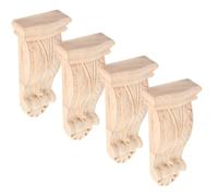 Zerodeko 4piezas Pilares De Columnas Romanas Decorativos Apliques De Madera Diseño para Decoración del Hogar