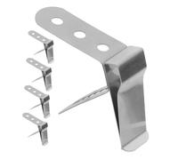Zerodeko 5 Piezas Clip para Termómetro Inoxidable Soporte Multifuncional para Lectura Precisa de Temperatura Alimentos y Bebidas Fácil de Sujetar Vasos y Tazas para Cocina y Barbacoas