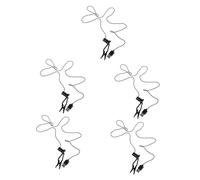 Zerodeko 5 Piezas Herramienta De Clicker Contador De Clicker Taconeador Clicker De Dedo Clicker De La Pantalla Del Teléfono Clicker De Pantalla Para Transmisión El Plastico Negro