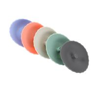 Zerodeko 5 Piezas Organizador de Tazas Apilables de Silicona Divisor Compacto para Armario Soporte para Café y Té Protector Térmico para Cocina y Reuniones