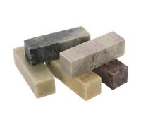 Zerodeko 5 Piezas Piedra para Grabar Sello de Caligrafía Rectangular de 1,5x1,5x5cm Fácil de Controlar Material Piedra para Grabado y Práctica