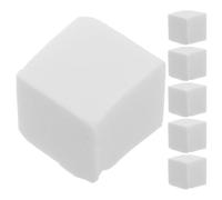 Zerodeko 50 Esponjas de Maquillaje Mini para Decoración de Uñas y Rostro, Bloques de Esponja Suaves, Tamaño Portátil y Forma Cuadrada, Ideales para Aplicar Blush y Diseño de Uñas