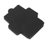 Zerodeko 50 Fundas para Tarjetas de Papel Resistentes Negras Tamaño Estándar Porta Tarjetas Tipo sobre Multifuncional de Crédito Hotel y Obsequio Sobres para Almacenamiento en Oficina