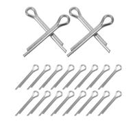 Zerodeko 50 pasadores de chaveta de acero inoxidable M1.5, piezas de fijación para pastillas de freno de bicicleta, clips de tractor, utilizados para sistemas de bloqueo de pasadores de enganche,