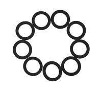 Zerodeko 50 Piezas Arandelas de Goma para Barras de Entrenamiento de Fuerza Anillos de Sujeción para Pesas de Barra Accesorios para Levantamiento de Pesas y Mancuernas