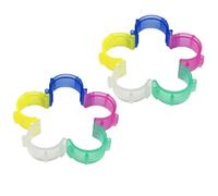 Zerodeko 50 Pinzas Pequeñas para Bobinas de Costura Multicolor Clips de Bobina de Plástico para Herramientas de Costura Manual Accesorio Práctico para Coser y Remendar Ropa Juego de 50