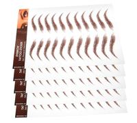 Zerodeko 5hojas Pegatinas Para Cejas Marrones Kit De Transferencia De Cejas Simulación Maquillaje Para Moldear y Peinar Postizas