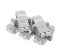 Zerodeko 5piezas Adaptador de Fibra Óptica LC Conector de Cable para Redes Acoplador de Fibra para Cables de Conexión