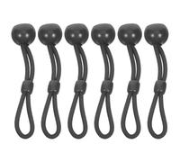 Zerodeko 6 Bolas elásticas para Cortinas, Sujetadores para persianas enrollables, Cordones elásticos de Nailon Resistentes al Viento con Bola para persianas enrollables Exteriores e Interiores.