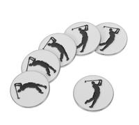 Zerodeko 6 Clips para Marcar La Bola En Gorras De Golf Clips para Marcar La Bola En La Visera del Golf para La Posición De En La Gorra Soporte para Marcador De