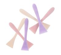 Zerodeko 6 Piezas Brochas de Aplicación para Mascarillas Faciales Cepillos de Silicona Suave para Distribuir Mascarillas de Barro y Gel Herramientas Faciales para Cuidado Piel Fácil