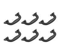 Zerodeko 6 Piezas de Asa de Equipaje Negra de Plástico Fácil Instalación y Desmontaje para Maletas y Bolsos Adecuado para Viajes y Uso DIY