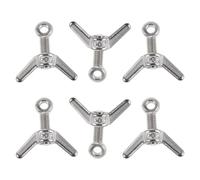 Zerodeko 6 Piezas Kit de Tornillos de Acero Inoxidable y Desmontaje Rápido M8x30mm Tuerca de Ala para Maquinaria y Equipos Electrónicos en Exteriores