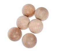 Zerodeko 6 Piezas Tapones Redondos de Madera de Pino para Botellas de Vino y Decantadores Elegantes y para Frascos de Vidrio y Almacenamiento