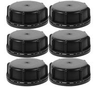 Zerodeko 6 Tapones De Rosca Para Latas De Gasolina 2.87X2.87X1.10In Tapas De Repuesto Con Ventilación Para Protección Contra Presión Y Oxígeno En Bidones