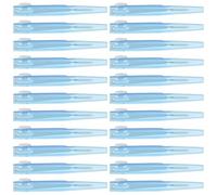Zerodeko 60 Piezas De Herramientas De Limpieza Interdental Cepillo De Hilo Hilo Cepillo Cónico Palillos Interdentales De Plástico Color Azul
