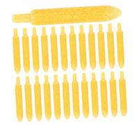 Zerodeko 60 Piezas Puntas Hechas de Amarillos para Repuesto Rotuladores de Pintura Compactas y Prácticas Poliéster y Fibra Química para Suministros de Arte