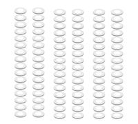 Zerodeko 600 Piezas de Arandelas Planas Metálicas para Reparación de Gafas sin Montura, Ajuste Preciso y Fácil de Usar, Adecuado para Mantenimiento de Gafas y Monturas