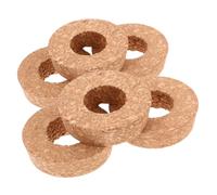 Zerodeko 6piezas Tapones De Corcho Redondos para Macetas para Hidropónico Decoración Rústica Tapas