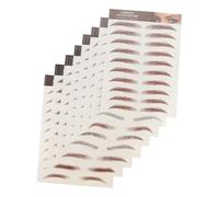 Zerodeko 8 Hojas Pegatinas Para Cejas Resistentes Al Agua Láminas De Pegatinas De Maquillaje Para Cejas Para Chicas